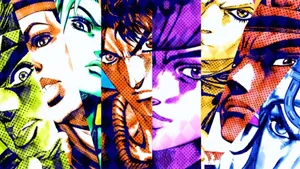 Joseph Joestar In Battle Tendency Action Pose Wallpaper