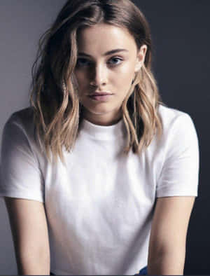 Josephine Langford Intense Gaze Portrait Wallpaper