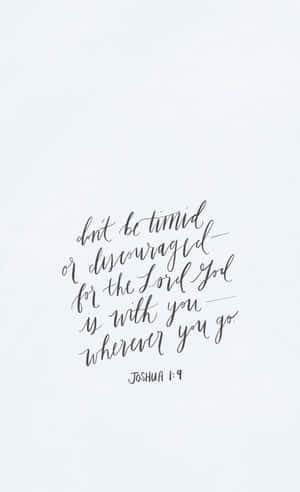 Joshua19 Inspirational Quote Wallpaper