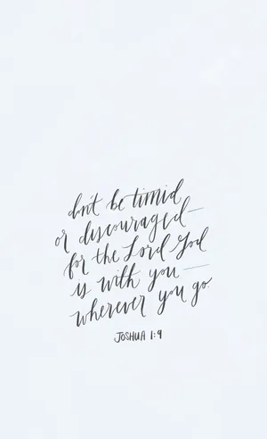 Joshua19 Inspirational Quote Wallpaper