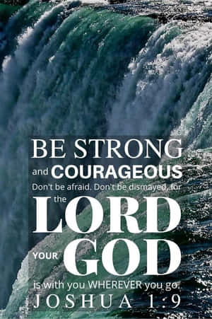 Joshua19 Inspirational Quote Waves Wallpaper