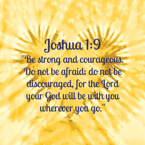 Joshua19 Inspirational Verse Wallpaper