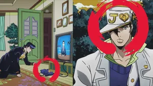 Josuke Higashikata And Crazy Diamond From Jojo's Bizarre Adventure: Diamond Is Unbreakable Wallpaper