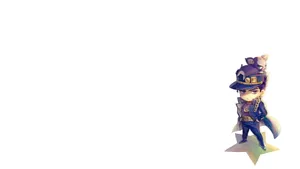 Jotaro Kujo Striking A Pose In Front Of A Fierce Battle Scene Wallpaper