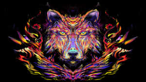 Journey Into The Wild And Trippy World Of Animals Wallpaper