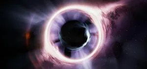 Journey Through The Cosmic Wormhole Wallpaper