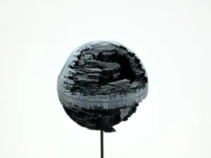 Journey Through The Dark Void Of Outer Space To The Iconic Death Star Ii. Wallpaper