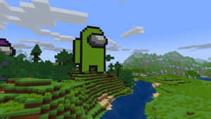 Journey Through The Magical World Of Minecraft Wallpaper