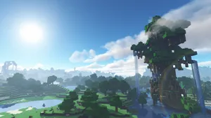 Journey Through The Minecraft World Wallpaper