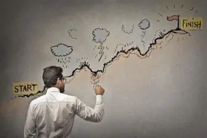 Journeyto Success Sketch Wallpaper