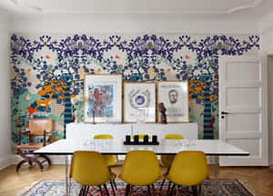 Jovial Interior Wall Art Wallpaper