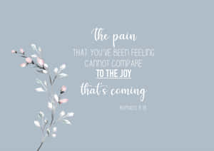 Joy After Pain Romans818 Aesthetic Verse Wallpaper