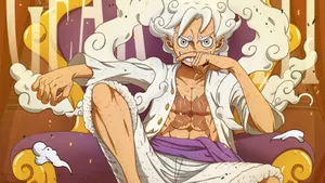 Joy Boy Luffy Cool Stance Wallpaper