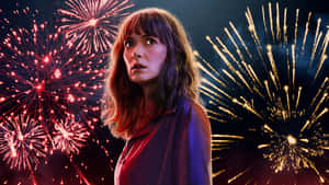 Joyce Byers Fireworks Stranger Things Pfp Wallpaper