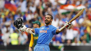 Joyful Shikhar Dhawan Wallpaper