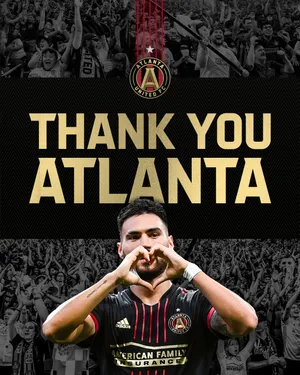 Juanjo Purata Thank You Atlanta United Fc Poster Wallpaper