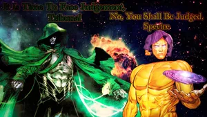 Judgement Faceoff Living Tribunalvs Spectre Wallpaper