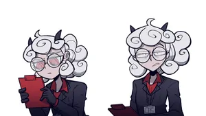 Judgement Helltaker Character Wallpaper