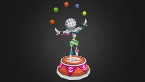 Juggling Blacephalon Wallpaper