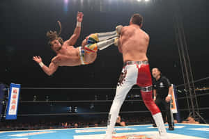 Juice Robinson Kicking In Air Wallpaper