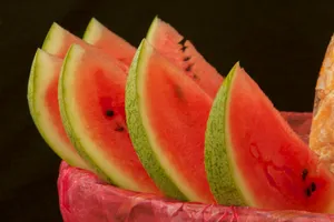 Juicy Watermelon Slices Aesthetic Wallpaper