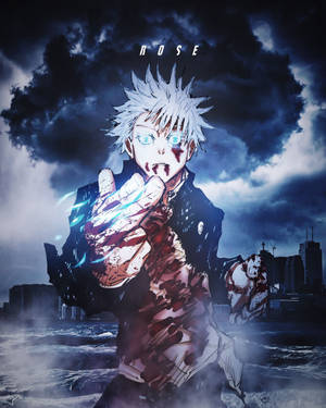 Jujutsu Kaisen 4k Satoru With Wounds Wallpaper