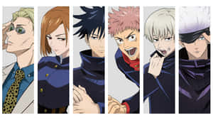 Jujutsu Kaisen Character Banner Wallpaper