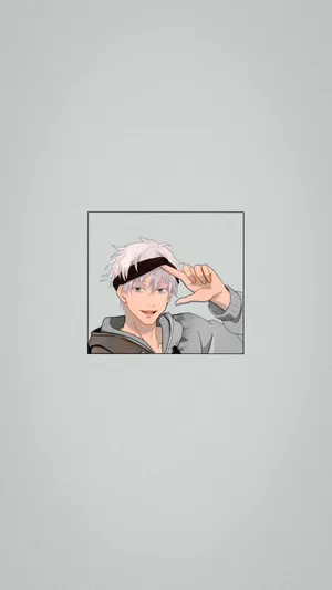 Jujutsu Kaisen Character Salute Aesthetic Wallpaper