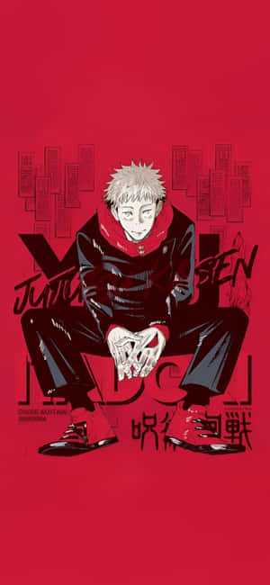 Jujutsu Kaisen Red Aesthetic Wallpaper