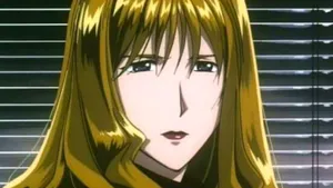 Julia And Spike From Cowboy Bebop Embrace In Dynamic Action Scene Wallpaper