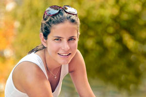 Julia Goerges Close-up Wallpaper