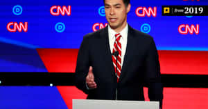Julian Castro At A Presidential Debate Wallpaper