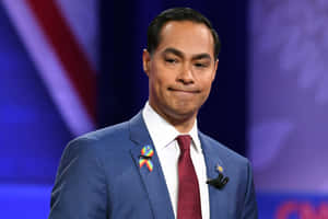 Julian Castro With Neutral Facial Expression Wallpaper