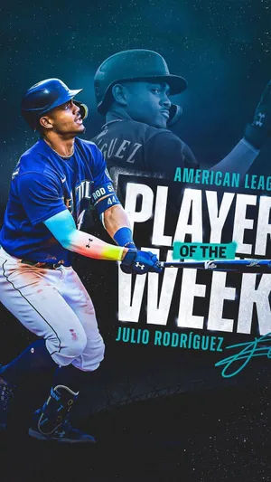 Julio Rodriguez A L Playerofthe Week Wallpaper