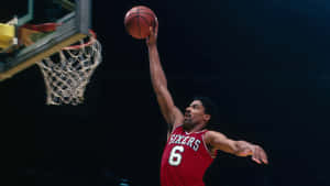 Julius Erving Slam Dunk Wallpaper