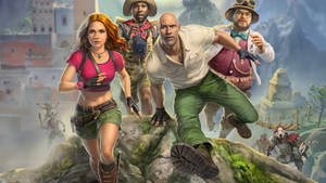 Jumanji The Video Game Characters Wallpaper