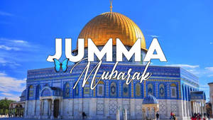 Jumma Mubarak Butterfly Wallpaper