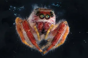 Jumping Spider Close Up Wallpaper
