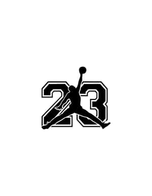 Jumpman Logowith Number23 Wallpaper