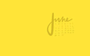 June Calendar Desktop Background Wallpaper