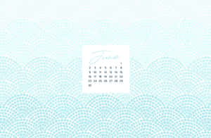 June Desktop Calendar Background Wallpaper