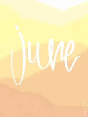June Summer Aesthetic Wallpaper Wallpaper