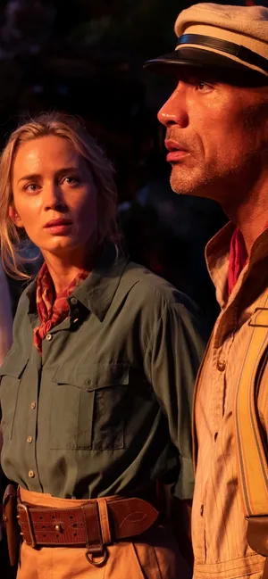 Jungle Cruise 2021 Frank And Lily Wallpaper