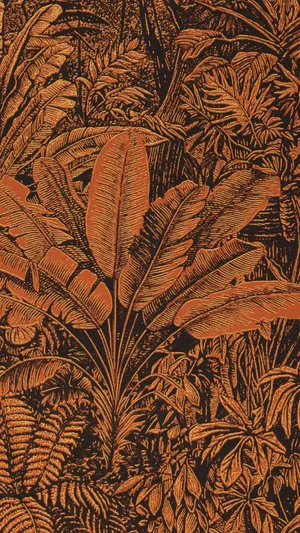 Jungle Print Tropical Leaf Pattern Wallpaper