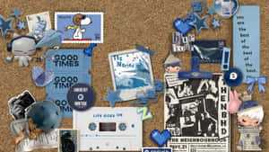 Junk Collage Art Wallpaper