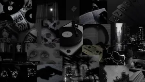 Junk Collection In Dark Setting Wallpaper