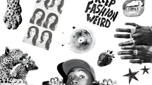 Junk Fashion Weird Collage Wallpaper