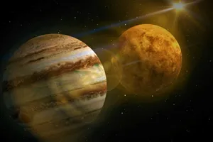 Jupiter And Venus Wallpaper