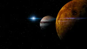 Jupiter And Venus Wallpaper