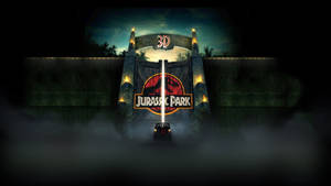 Jurassic Park 3d Gate Wallpaper